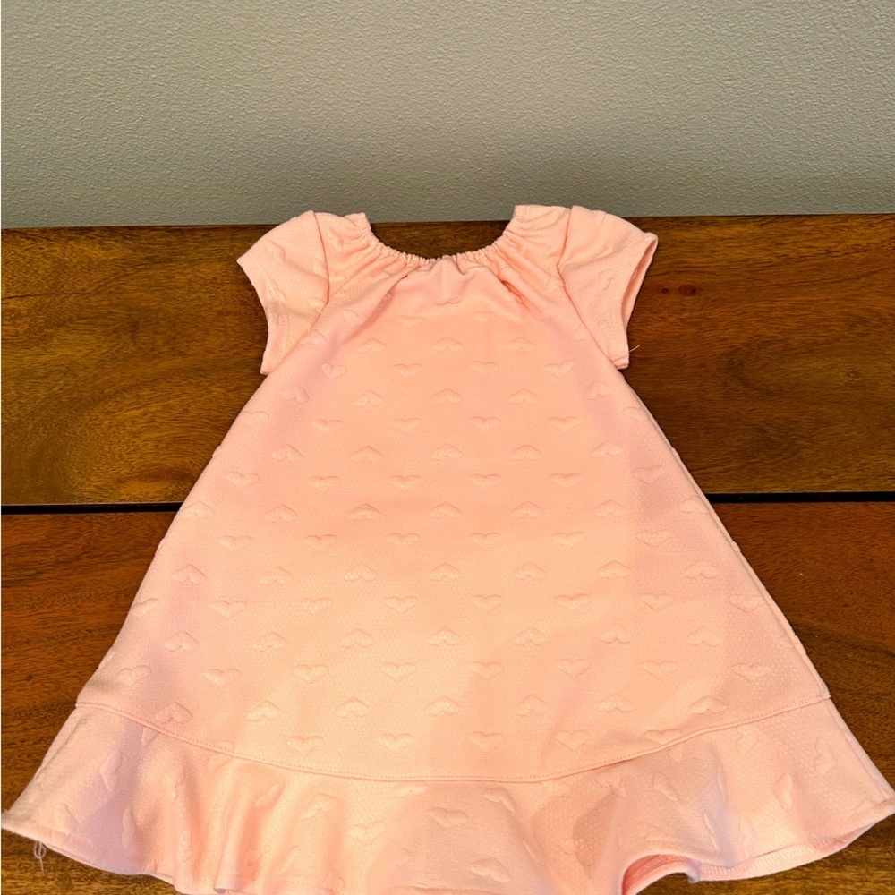 KIDS/BABY pink heart dress/tunic- never worn - Picture 2 of 3